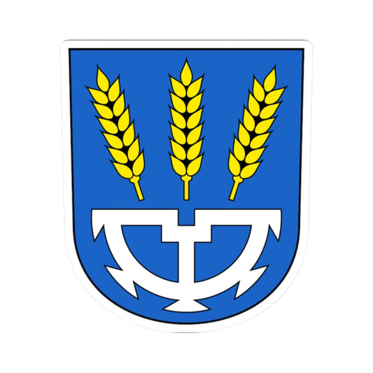 Uzwil-blazon (Switzerland) (Coat of Arms) STICKER Vinyl Kiss-Cut Decal 2 Inch White - The Sticker Space