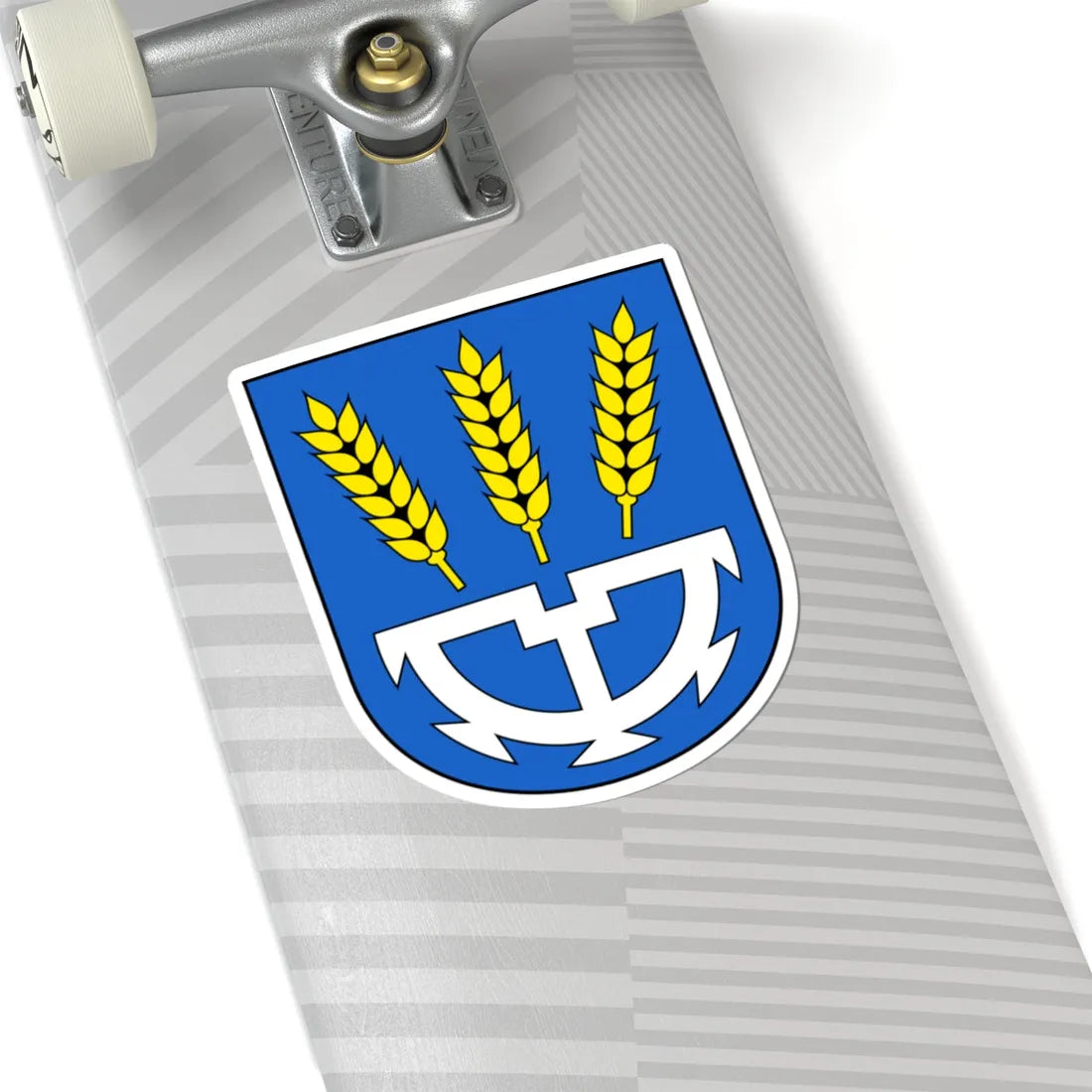 Uzwil-blazon (Switzerland) (Coat of Arms) STICKER Vinyl Kiss-Cut Decal - The Sticker Space