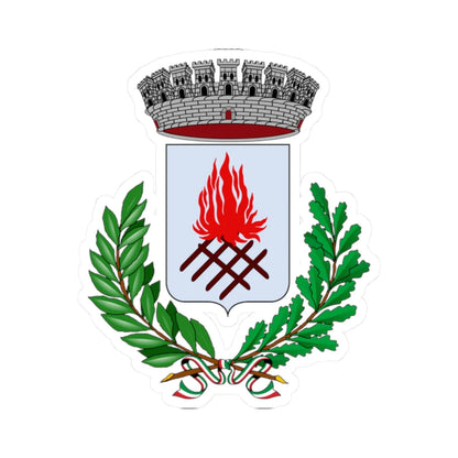 Uzzano-Stemma (Italy) (Coat of Arms) STICKER Vinyl Kiss-Cut Decal 2 Inch White - The Sticker Space