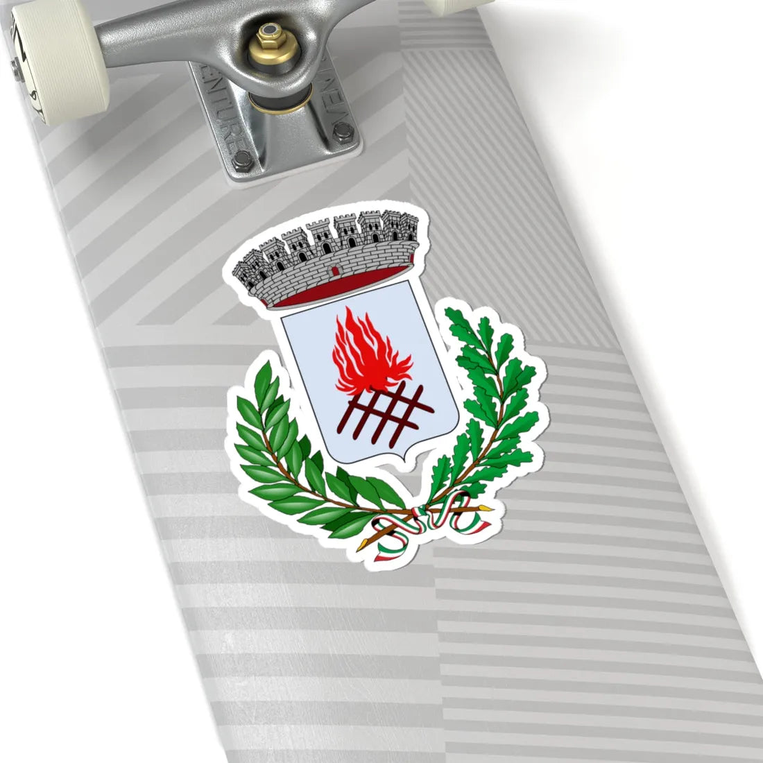 Uzzano-Stemma (Italy) (Coat of Arms) STICKER Vinyl Kiss-Cut Decal - The Sticker Space