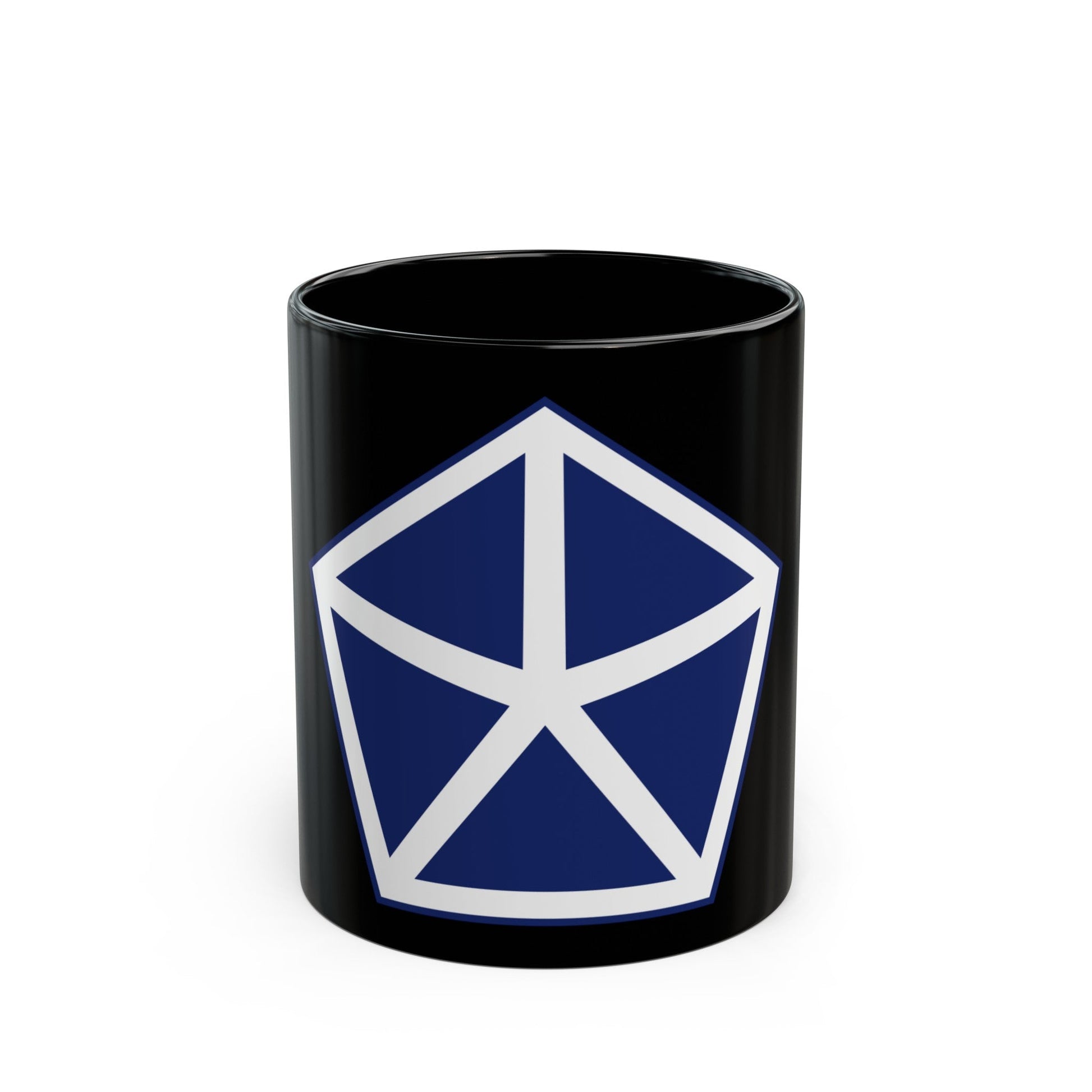 V Corps United States (U.S. Army) Black Coffee Mug-11oz-The Sticker Space