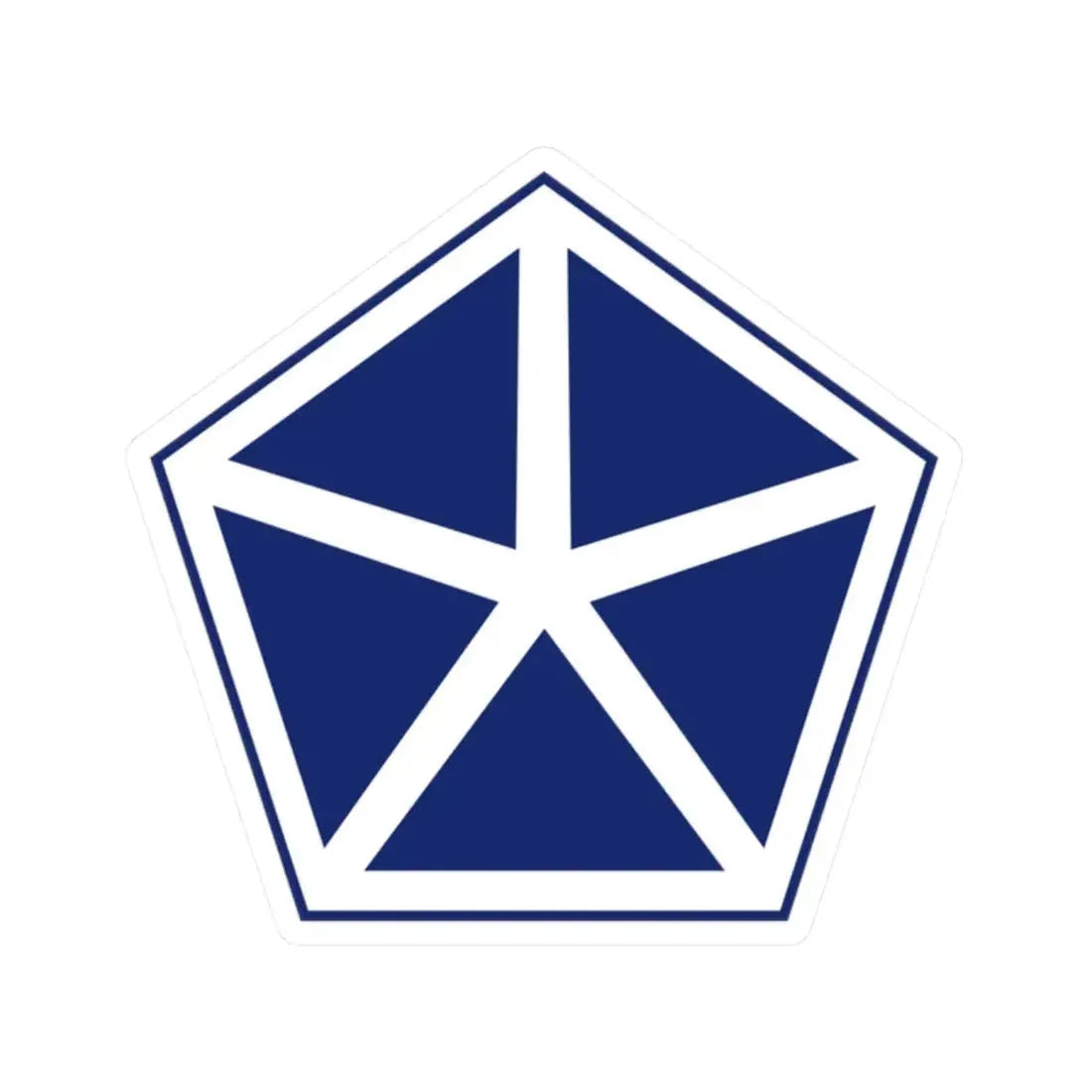 V Corps United States (U.S. Army) STICKER Vinyl Kiss-Cut Decal 2 Inch White - The Sticker Space