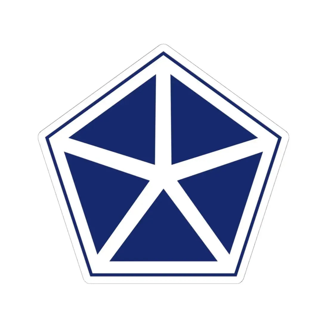 V Corps United States (U.S. Army) STICKER Vinyl Kiss-Cut Decal 6 Inch White - The Sticker Space