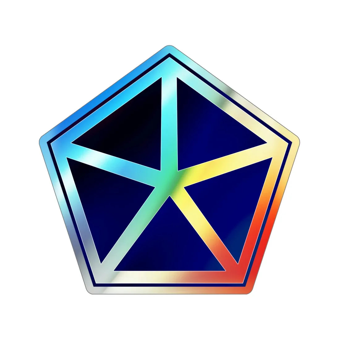 V Corps (U.S. Army) Holographic STICKER Die-Cut Vinyl Decal 5 Inch Holographic - The Sticker Space
