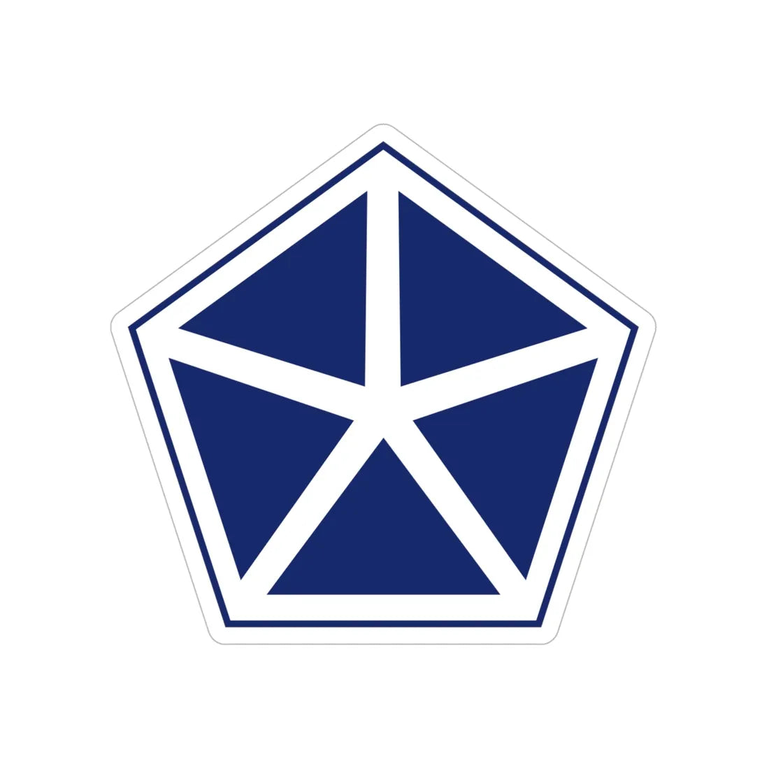 V Corps (U.S. Army) Transparent STICKER Die-Cut Vinyl Decal 6 Inch - The Sticker Space