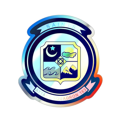 VA 163 SAINTS (U.S. Navy) Holographic STICKER Die-Cut Vinyl Decal 2 Inch Holographic - The Sticker Space