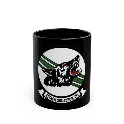 VA 305 Attack Squadron 305 (U.S. Navy) Black Coffee Mug-11oz-The Sticker Space