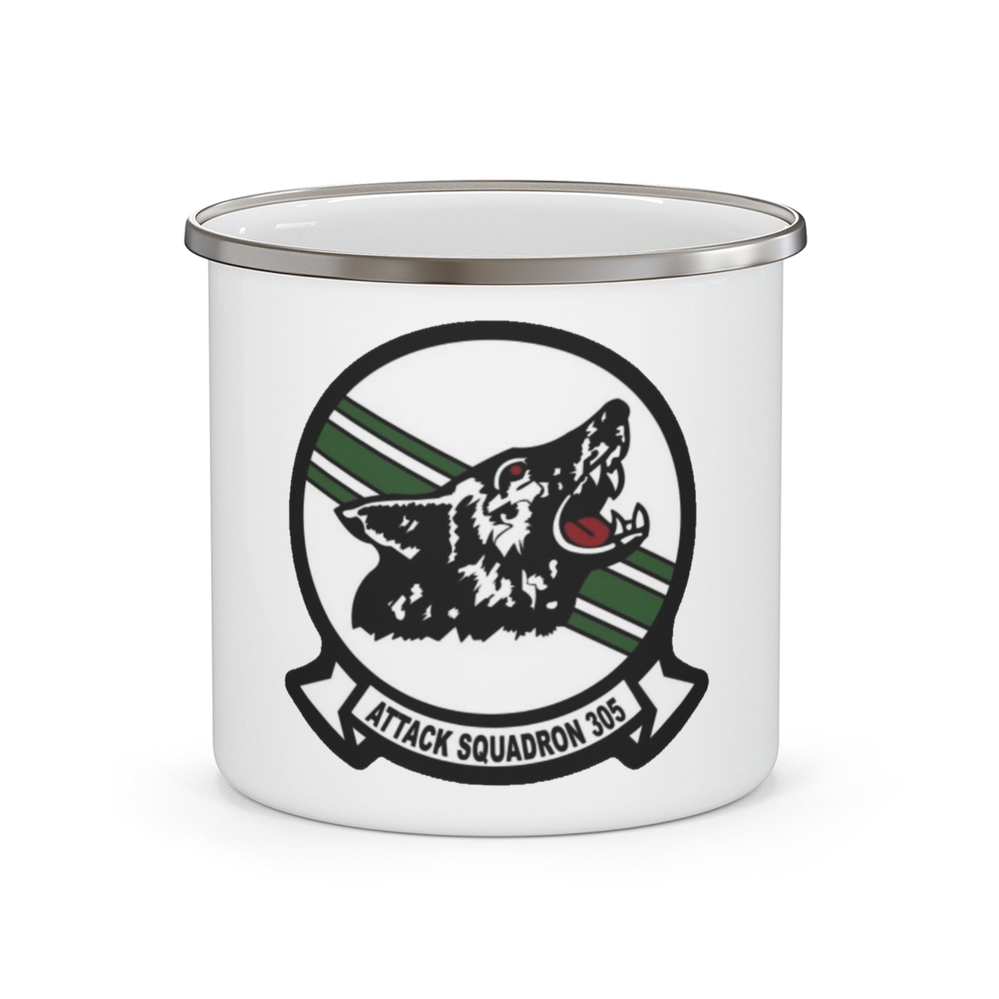 VA 305 Attack Squadron 305 (U.S. Navy) Enamel Mug 12oz-12oz-The Sticker Space