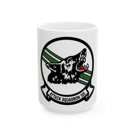 VA 305 Attack Squadron 305 (U.S. Navy) White Coffee Mug-15oz-The Sticker Space