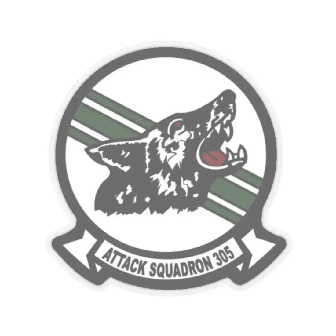 VA 305 Attack Squadron 305 (U.S. Navy) STICKER Vinyl Kiss-Cut Decal 6 Inch Transparent - The Sticker Space