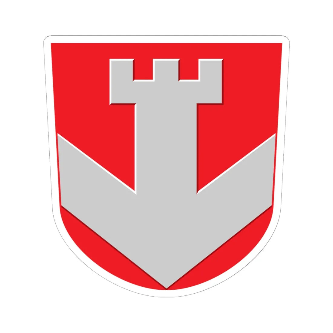 Vaala.vaakuna (Finland) (Coat of Arms) STICKER Vinyl Kiss-Cut Decal 6 Inch White - The Sticker Space