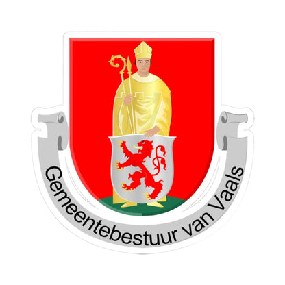 Vaals wapen (Netherlands) (Coat of Arms) STICKER Vinyl Kiss-Cut Decal 3 Inch White - The Sticker Space