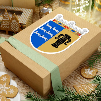 Vaasan lääni.vaakuna (Finland) (Coat of Arms) STICKER Vinyl Kiss-Cut Decal - The Sticker Space