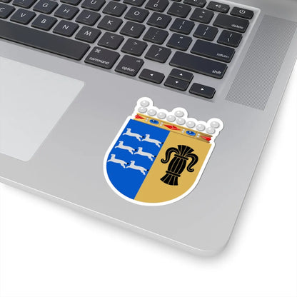 Vaasan lääni.vaakuna (Finland) (Coat of Arms) STICKER Vinyl Kiss-Cut Decal - The Sticker Space