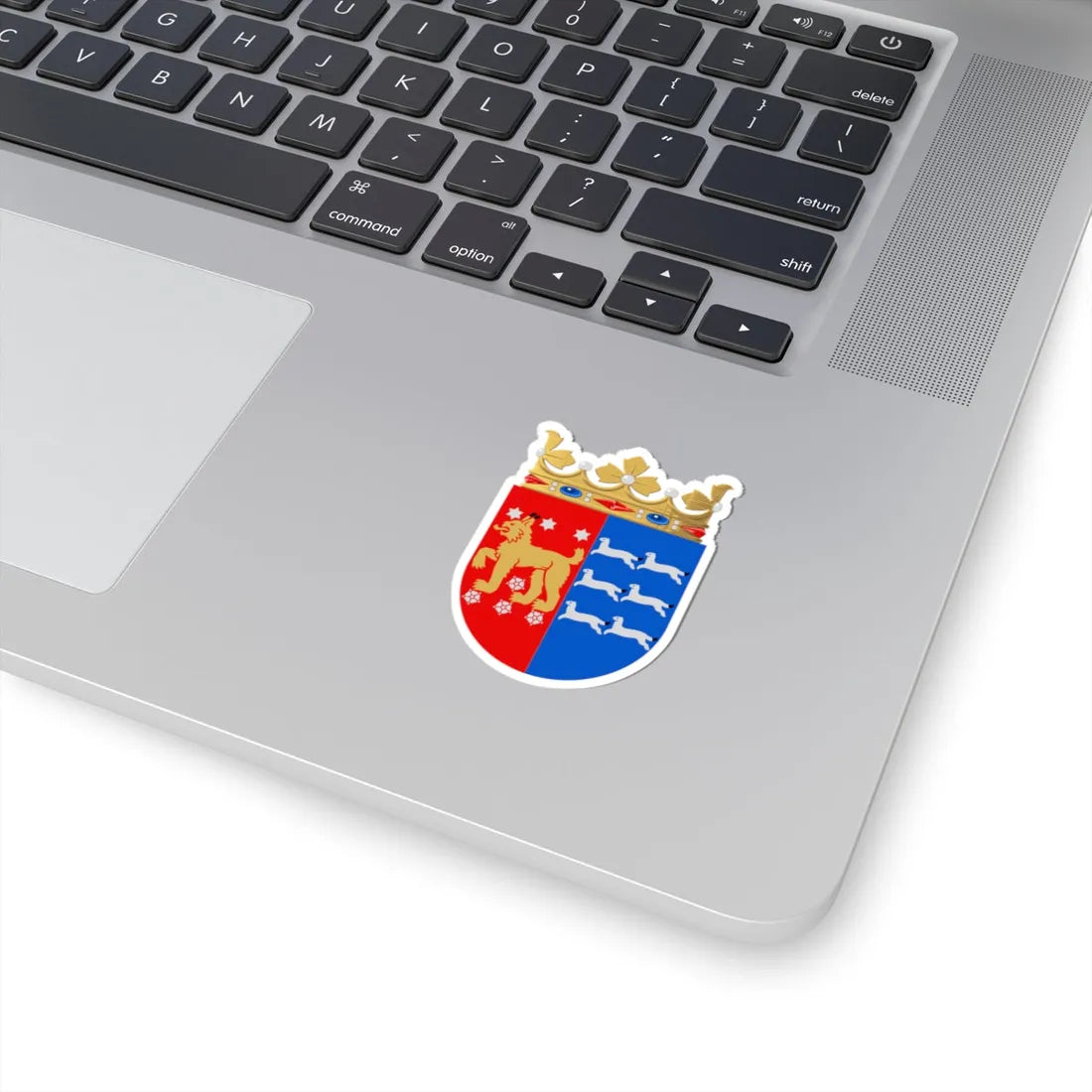 Vaasan lääni.vaakuna.old (Finland) (Coat of Arms) STICKER Vinyl Kiss-Cut Decal - The Sticker Space