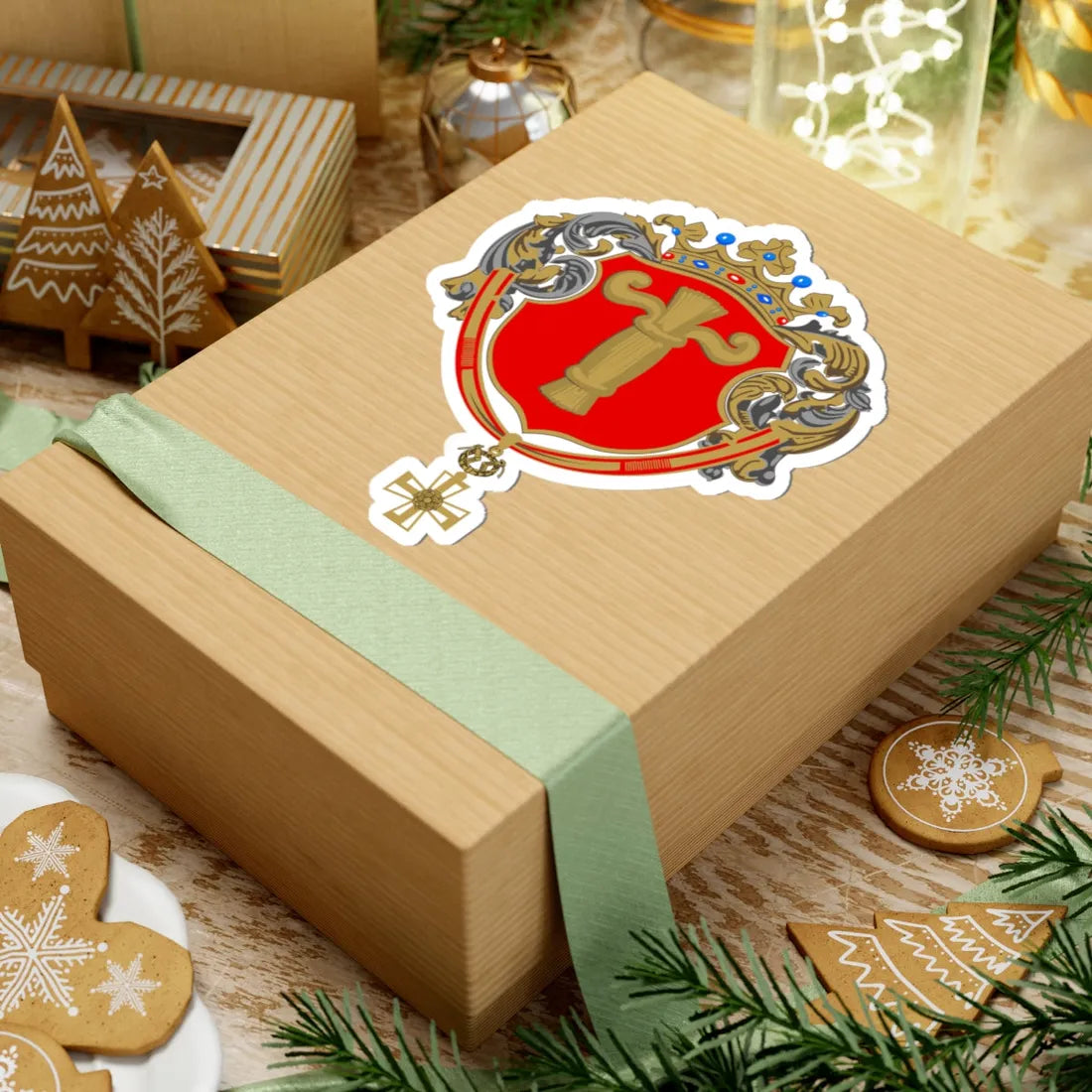 Vaasa.vaakuna (Finland) (Coat of Arms) STICKER Vinyl Kiss-Cut Decal - The Sticker Space