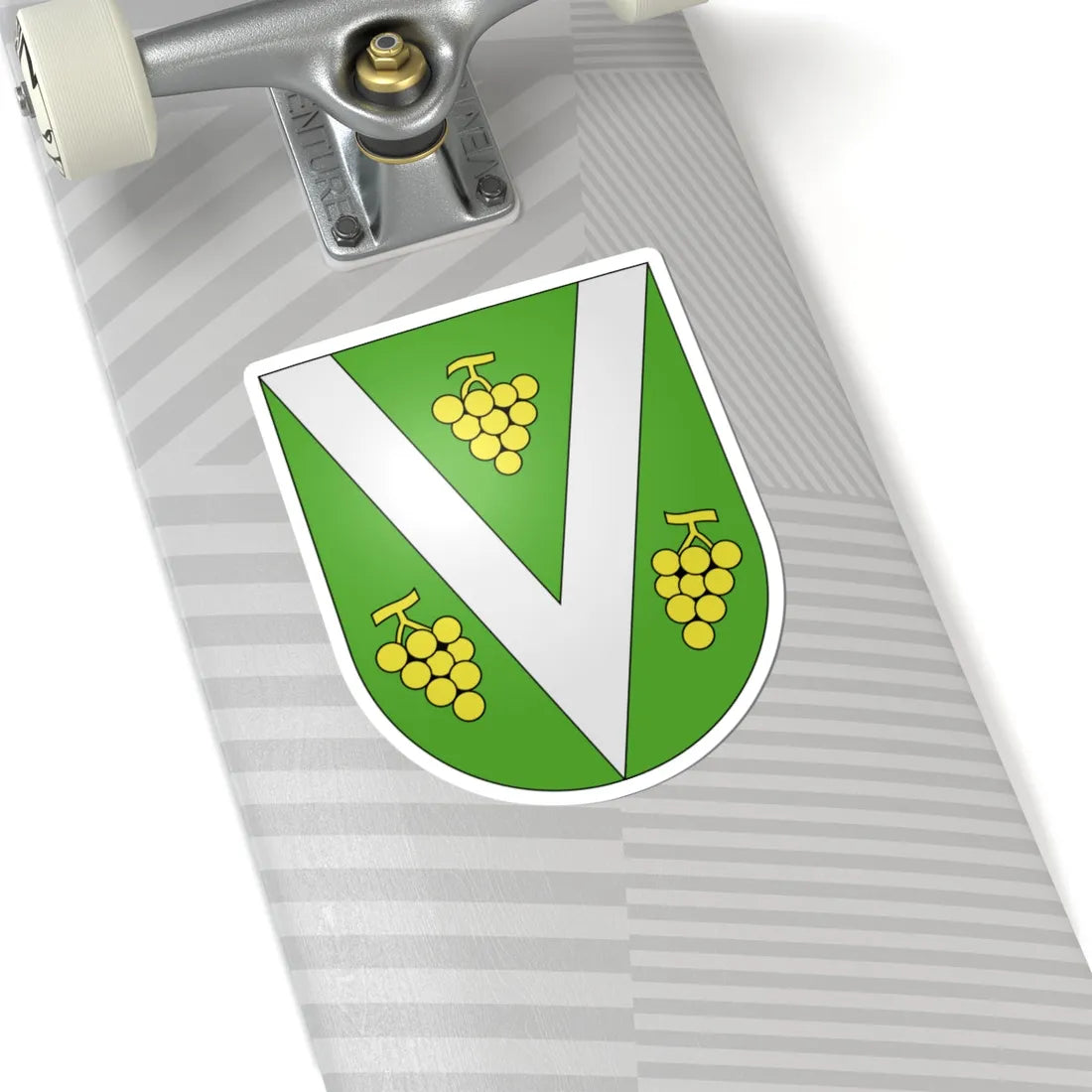 Vacallo-coat of arms (Switzerland) (Coat of Arms) STICKER Vinyl Kiss-Cut Decal - The Sticker Space