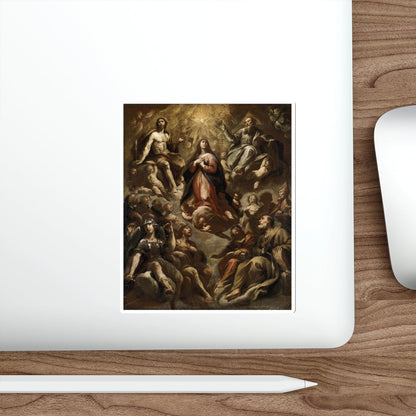 VACCARO, Andrea - Assumption of the Virgin (Artwork) STICKER Vinyl Die-Cut Decal-The Sticker Space