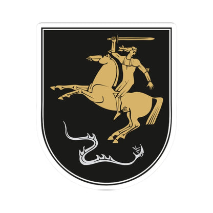 Vadoklių herbas (Lithuania) (Coat of Arms) STICKER Vinyl Kiss-Cut Decal 2 Inch White - The Sticker Space