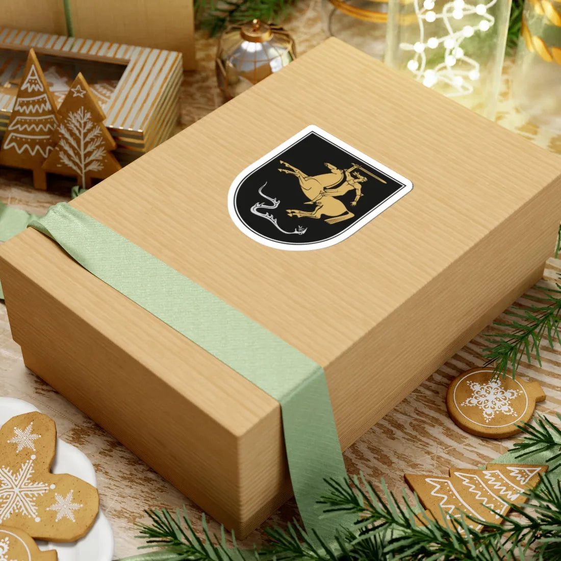 Vadoklių herbas (Lithuania) (Coat of Arms) STICKER Vinyl Kiss-Cut Decal - The Sticker Space