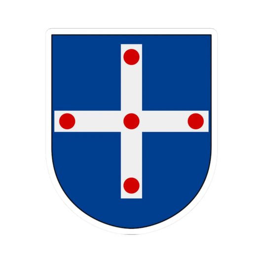 Vadstena församling vapen (Sweden) (Coat of Arms) STICKER Vinyl Kiss-Cut Decal 2 Inch White - The Sticker Space