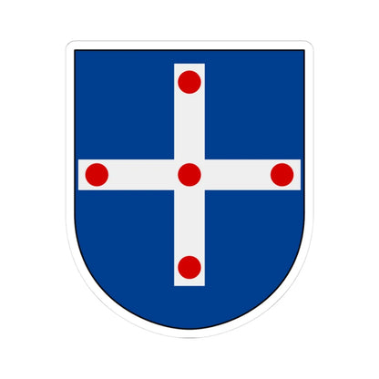 Vadstena församling vapen (Sweden) (Coat of Arms) STICKER Vinyl Kiss-Cut Decal 3 Inch White - The Sticker Space