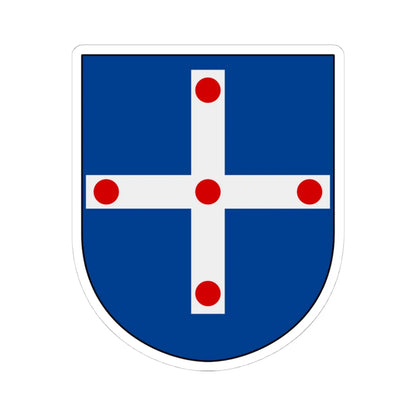 Vadstena församling vapen (Sweden) (Coat of Arms) STICKER Vinyl Kiss-Cut Decal 4 Inch White - The Sticker Space