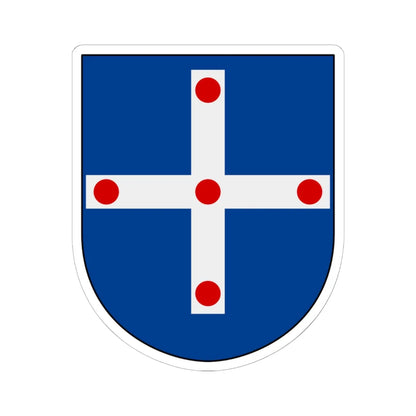 Vadstena församling vapen (Sweden) (Coat of Arms) STICKER Vinyl Kiss-Cut Decal 6 Inch White - The Sticker Space