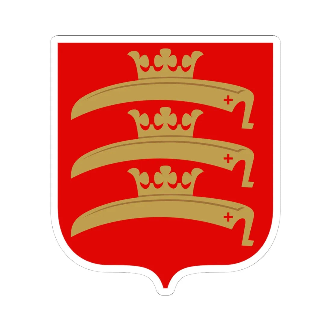 Vahto.vaakuna (Finland) (Coat of Arms) STICKER Vinyl Kiss-Cut Decal 4 Inch White - The Sticker Space