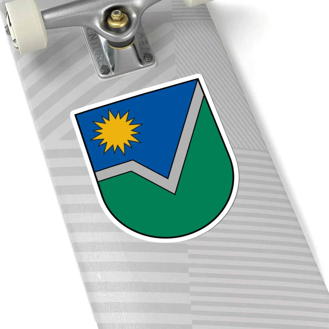 Vaiņodes novads COA (Latvia) (Coat of Arms) STICKER Vinyl Kiss-Cut Decal - The Sticker Space