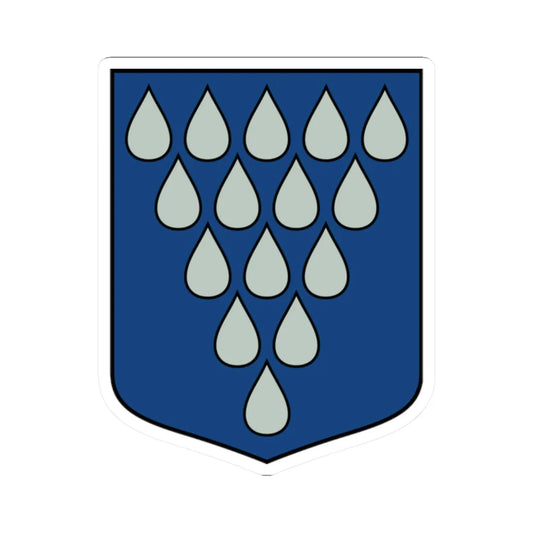 Vaives pagasts COA (Latvia) (Coat of Arms) STICKER Vinyl Kiss-Cut Decal 2 Inch White - The Sticker Space