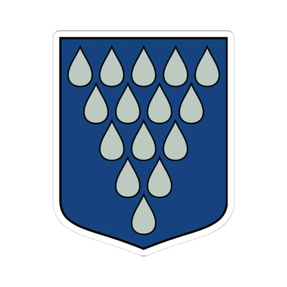 Vaives pagasts COA (Latvia) (Coat of Arms) STICKER Vinyl Kiss-Cut Decal 4 Inch White - The Sticker Space