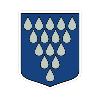 Vaives pagasts COA (Latvia) (Coat of Arms) STICKER Vinyl Kiss-Cut Decal 6 Inch White - The Sticker Space