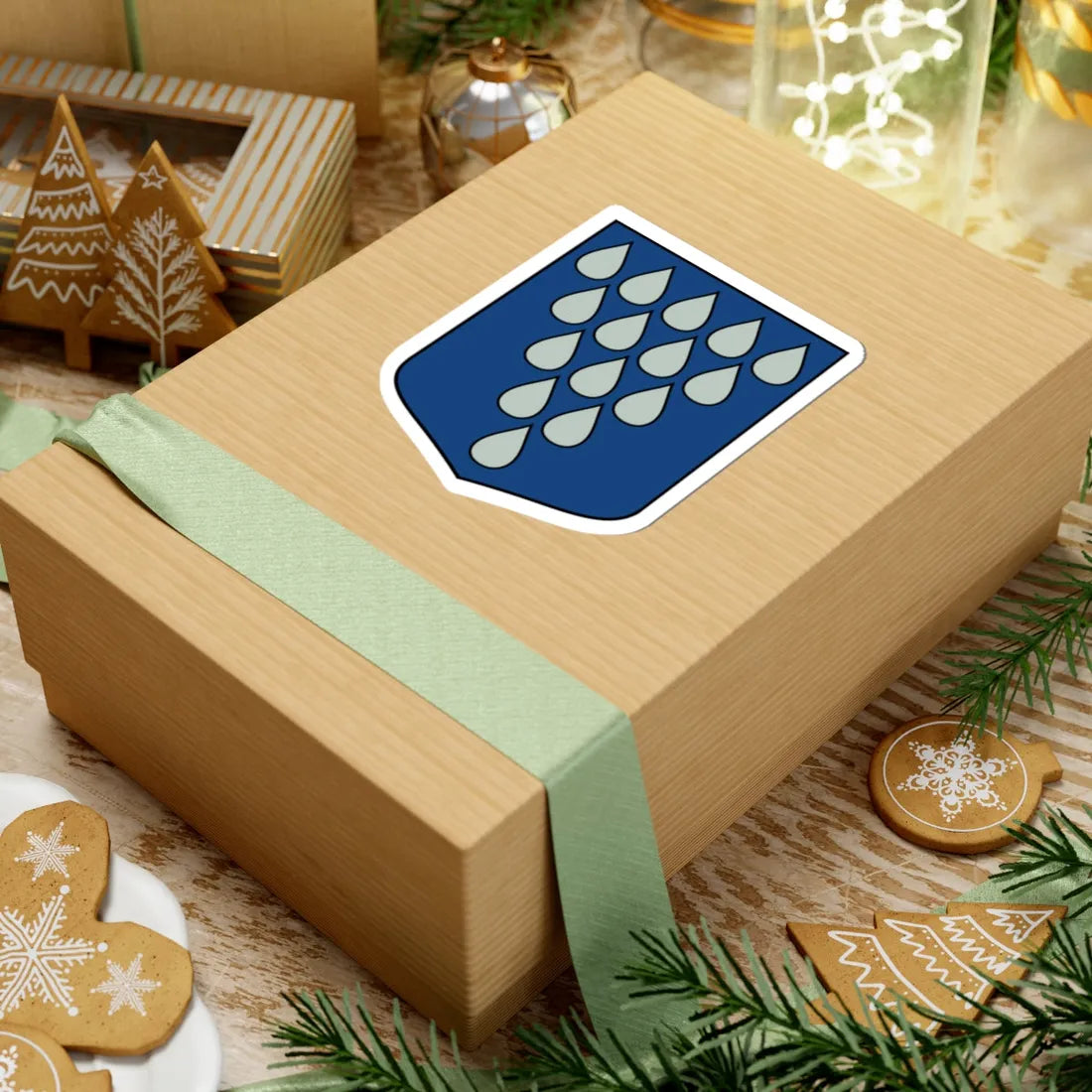 Vaives pagasts COA (Latvia) (Coat of Arms) STICKER Vinyl Kiss-Cut Decal - The Sticker Space