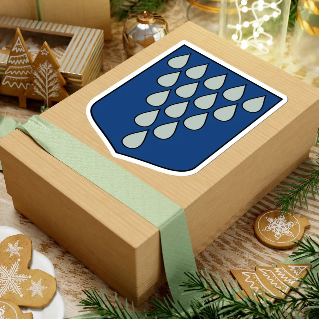 Vaives pagasts COA (Latvia) (Coat of Arms) STICKER Vinyl Kiss-Cut Decal - The Sticker Space