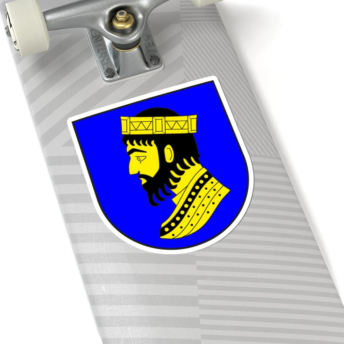 Val Müstair Kreis wappen (Switzerland) (Coat of Arms) STICKER Vinyl Kiss-Cut Decal - The Sticker Space