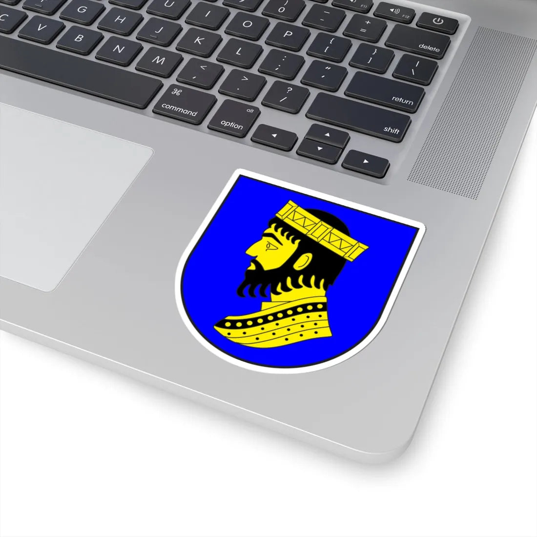 Val Müstair Kreis wappen (Switzerland) (Coat of Arms) STICKER Vinyl Kiss-Cut Decal - The Sticker Space