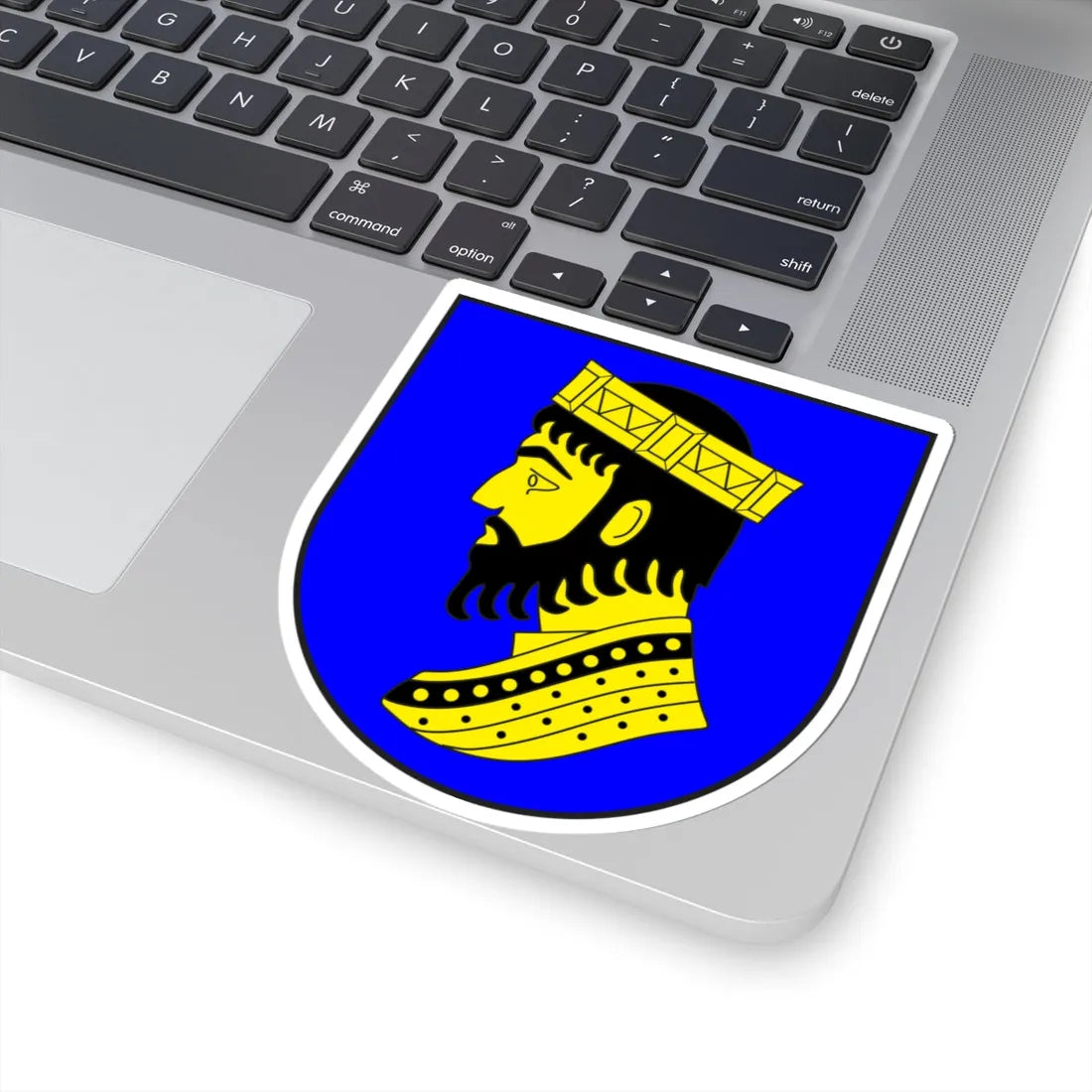 Val Müstair Kreis wappen (Switzerland) (Coat of Arms) STICKER Vinyl Kiss-Cut Decal - The Sticker Space