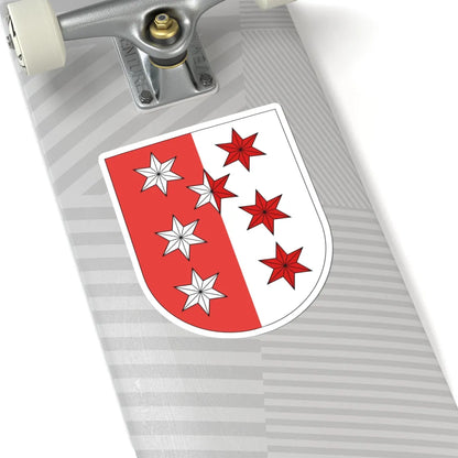 Valais coa old (Switzerland) (Coat of Arms) STICKER Vinyl Kiss-Cut Decal - The Sticker Space
