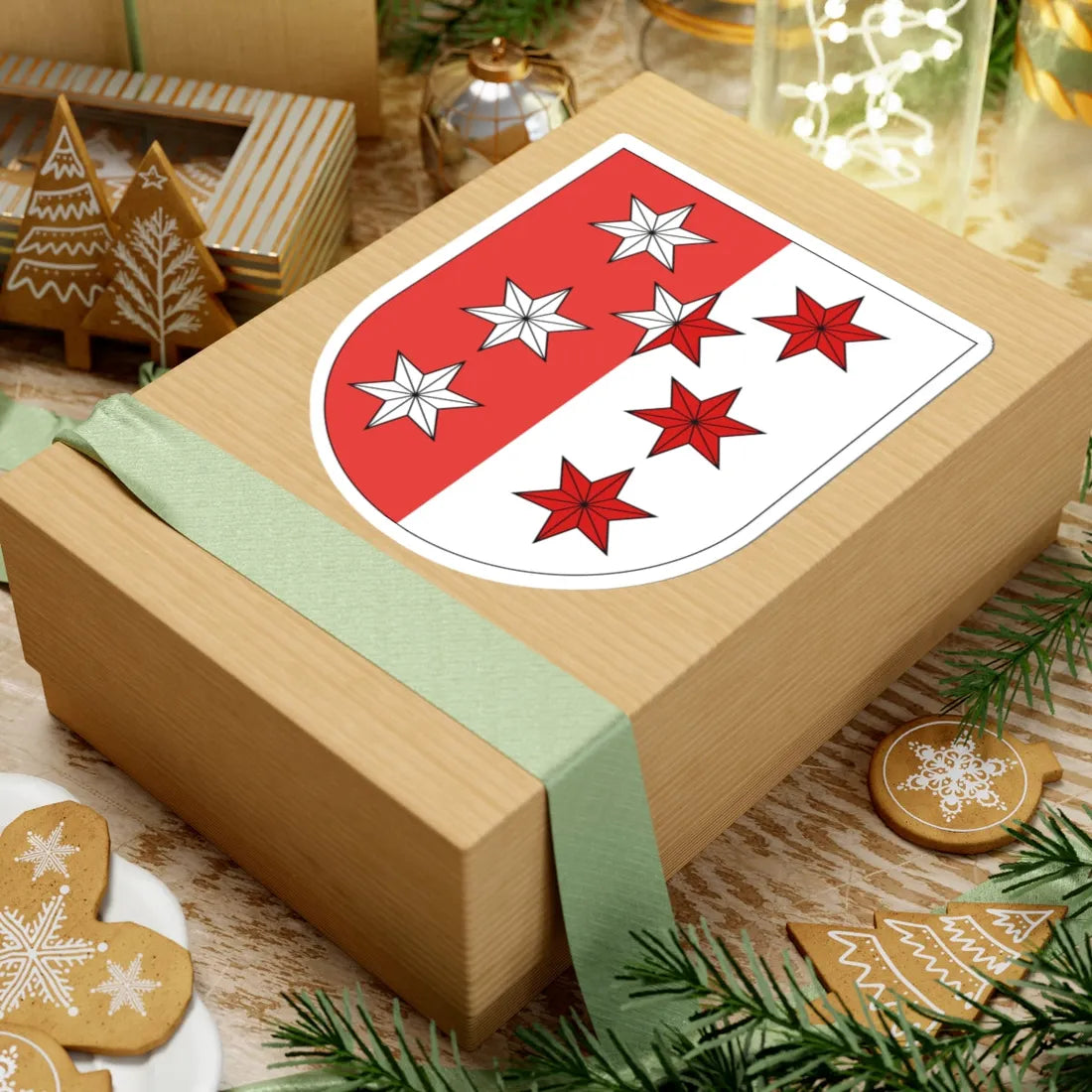 Valais coa old (Switzerland) (Coat of Arms) STICKER Vinyl Kiss-Cut Decal - The Sticker Space