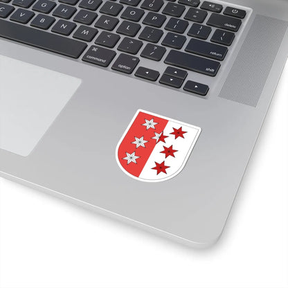Valais coa old (Switzerland) (Coat of Arms) STICKER Vinyl Kiss-Cut Decal - The Sticker Space