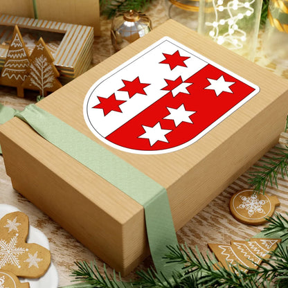 Valais-coat of arms old (Switzerland) (Coat of Arms) STICKER Vinyl Kiss-Cut Decal - The Sticker Space