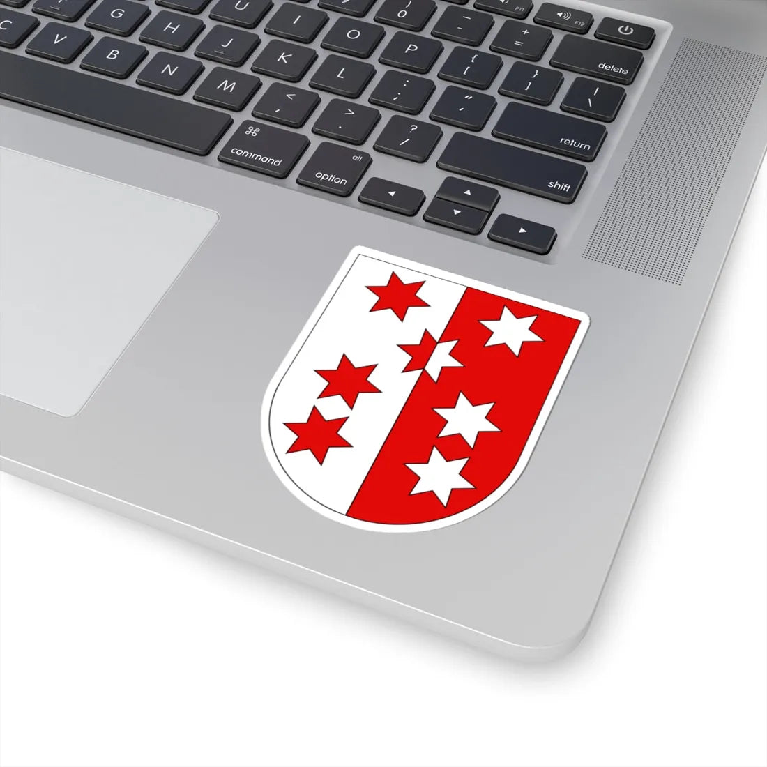 Valais-coat of arms old (Switzerland) (Coat of Arms) STICKER Vinyl Kiss-Cut Decal - The Sticker Space