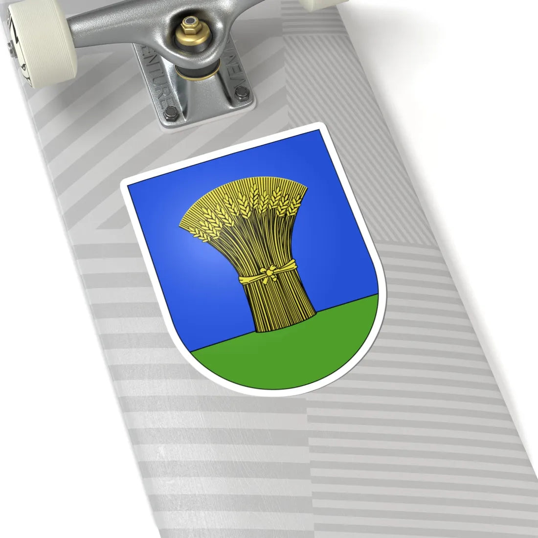Valcolla-coat of arms (Switzerland) (Coat of Arms) STICKER Vinyl Kiss-Cut Decal - The Sticker Space
