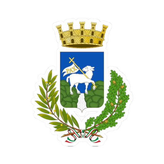 Valdagno-Stemma (Italy) (Coat of Arms) STICKER Vinyl Kiss-Cut Decal 2 Inch White - The Sticker Space