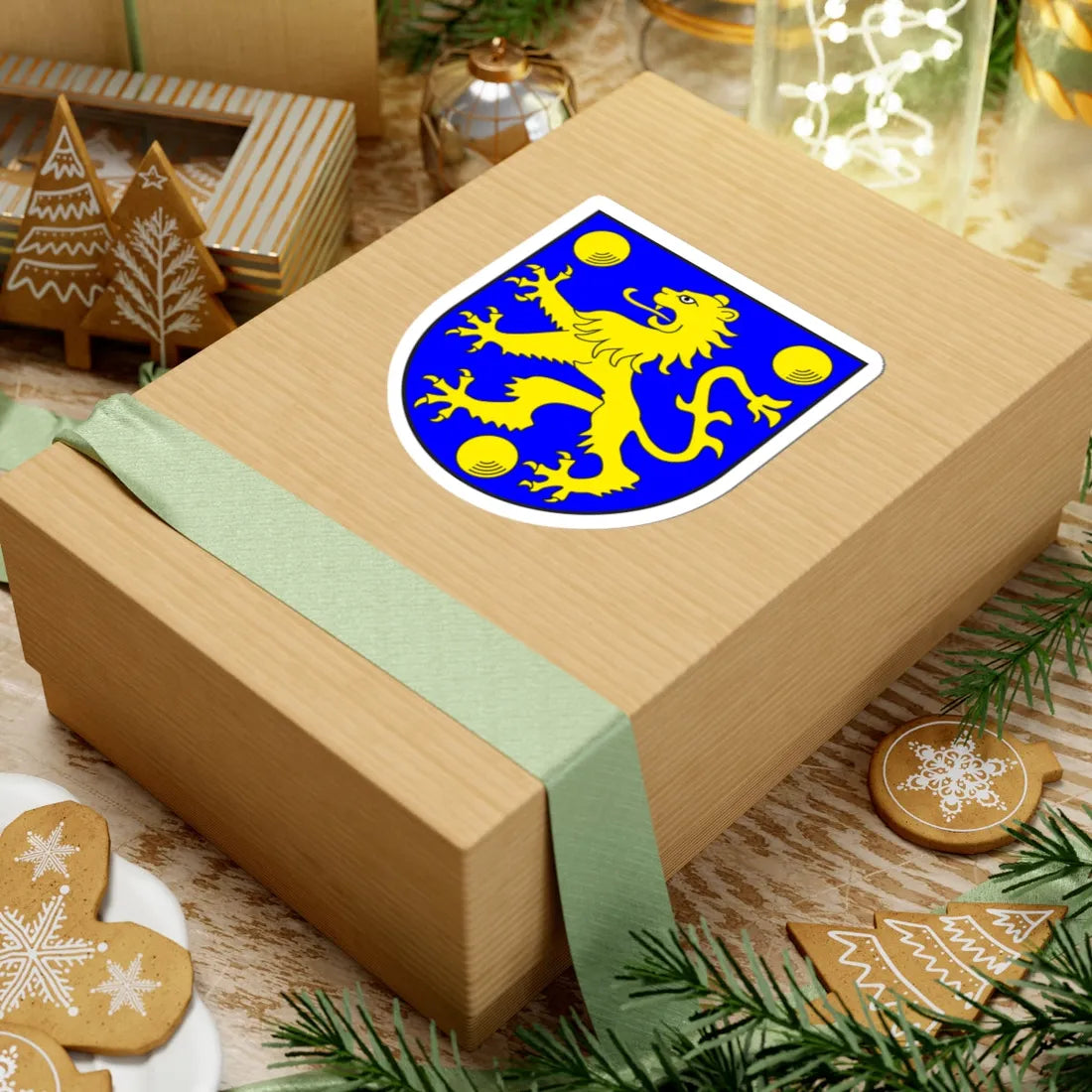 Valendas wappen (Switzerland) (Coat of Arms) STICKER Vinyl Kiss-Cut Decal - The Sticker Space