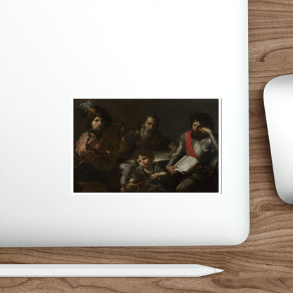 Valentin de Boulogne - The Four Ages of Man (Artwork) STICKER Vinyl Die-Cut Decal-The Sticker Space