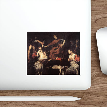 VALENTIN DE BOULOGNE - The Judgment of Solomon2 (Artwork) STICKER Vinyl Die-Cut Decal-The Sticker Space