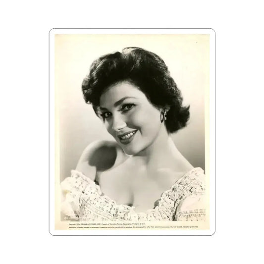 Valerie French #14 (Vintage Female Icon) STICKER Vinyl Kiss-Cut Decal 2 Inch White - The Sticker Space