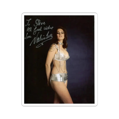 Valerie Leon #48 (Vintage Female Icon) STICKER Vinyl Kiss-Cut Decal 2 Inch White - The Sticker Space